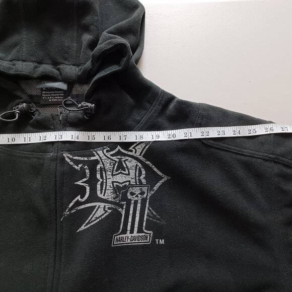 Harley Davidson Vintage Full Zip Hooded Jacket - Picture 8 of 16